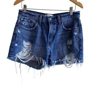 Abercrombie & Fitch The Boyfriend Short Distressed Size 29 Festival BOHO Coastal